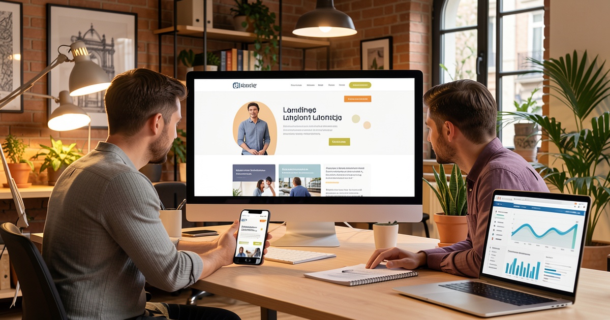 Landing Pages con IA para Pymes: Guía Completa 2026 | Clientelia
