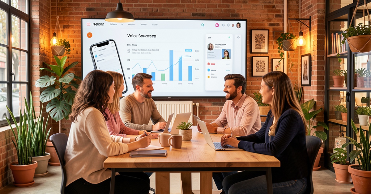 Imagen destacada sobre Voice Search Marketing con IA para Pymes | Guía 2026