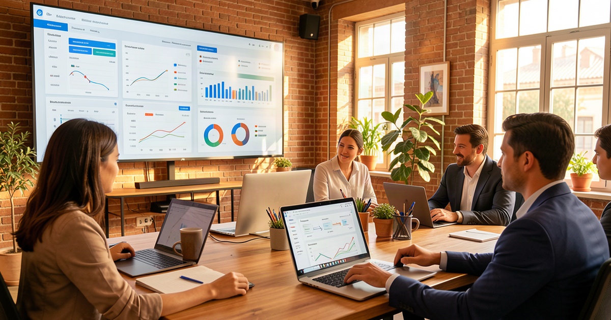 Marketing Operations con IA - Centro de operaciones de marketing con dashboards analytics