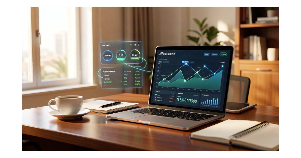 Affiliate networks con IA para pymes - dashboard de marketing de afiliación con inteligencia artificial 2026