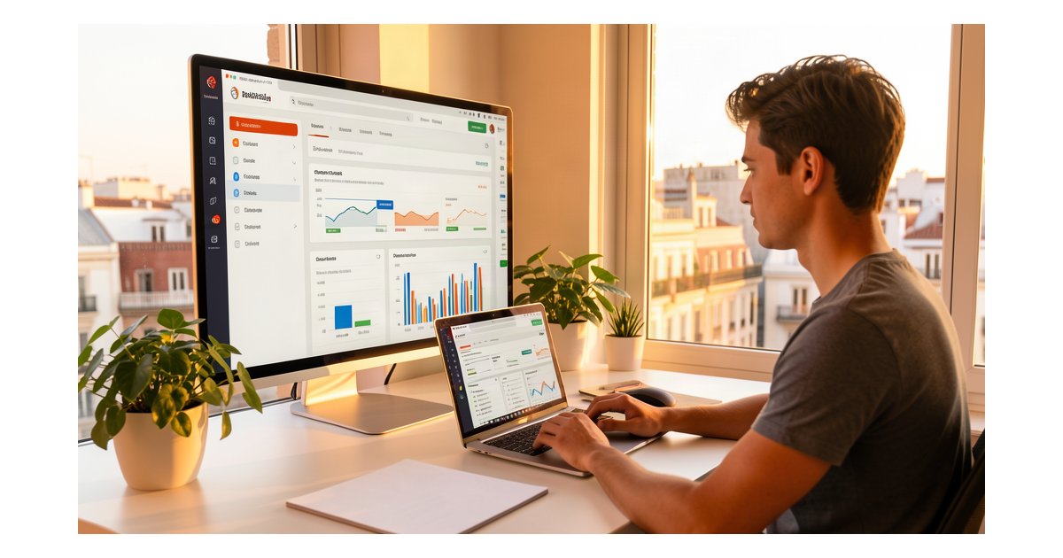 Email Marketing Automatizado con IA – Email Marketing Automatizado con IA para Email marketing automatizado con IA para Pymes 2026 - Dashboard de automatización de correos electrónicos
